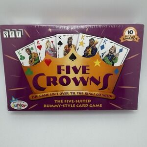 Set Enterprises Five Crowns Five Suited Rummy Style Card Game Sealed Damaged Box